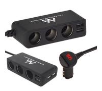 Divisor adaptador para encendedor original Maclean MCE117 2 USB para automóvil