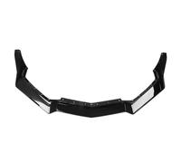 Divisor Alerón Parachoques Delantero para Chevrolet para Corvette C8 2 Puertas Z51 Stingray STG 3 2020-2024 Aspecto Carbono Negro Alerón Delantero(Glossy Black)