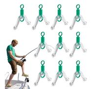 Divisor Antienredos: Bucle En Forma De Ocho Y Guía Antienredos | Clip De De Pescar con Resorte Y Accesorios De Cuentas De Silicona | Evite La Torsión De La Línea, para La Pesca De Carpas, Aparejo