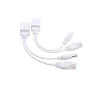 Divisor con conector RJ45 DC5.5x2.1 Mm para inyector pasivo Ethernet y expansión de alimentación Ethernet