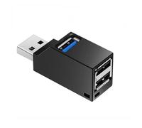 Divisor de 3 puertos USB 3.0, 5 Gbps, adaptador multiUSB para ordenador portátil con soporte de carga