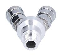 Divisor de aire Colector de aire Accesorios neumáticos Aleación Resistencia a la corrosión Accesorios de conexión para maquinaria de construcción y fabricación de automóviles (SMV bidireccional)