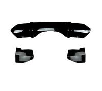 Divisor De Alerón Estilo MP para Parachoques Trasero De Coche Kit De Placa De Labio para X5 F15 Sport 2014 2015 2016 2017 2018 FIXCOR(Gloss Black)