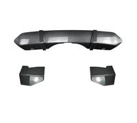 Divisor De Alerón Estilo MP para Parachoques Trasero De Coche Kit De Placa De Labio para X5 F15 Sport 2014 2015 2016 2017 2018 FIXCOR(Carbon Look)