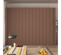 Divisor de ambientes plegable ligero - Partit para oficina en casa y venta al por menor, 118 x 17 x 79 pulgadas, decoración de interiores suave marrón