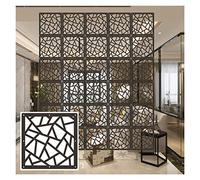 Divisor de ambientes suspendido impermeable de plástico, partición de madera que no se decolora para estudio, recepción de hotel, decoración de bricolaje, 3 colores disponibles, solución de separación
