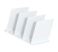 Divisor de armario transparente versátil portátil para bolsos y accesorios, organizador de estantes, divisor de estante fácil de usar