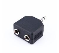 Divisor de audio en Y de gran calidad para smartphones, conector estéreo a jack 2X, compacto y ligero para que varios usuarios disfruten escuchando