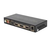 Divisor de audio Separador de radio de audio Soporte de fibra óptica Canal de sonido izquierdo derecho Salida de señal de audio analógica(Normativa europea)