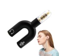 Divisor de Auriculares - Adaptador para Micrófono | Adaptador Divisor de Audio 3.5 mm Tipo U 2 en 1 para Teléfono Tablet Ordenador Escucha Compartida