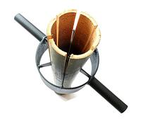 Divisor de bambú de 6 cortes; hecho de acero. Una herramienta para dividir el bambú en 6 piezas uniformemente (tamaño grande 6 cortes)