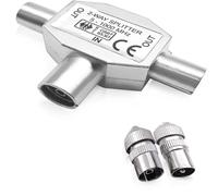 Divisor de cable coaxial para grabadoras de vídeo, caja de presión de zinc niquelado, resistente a la intemperie, fácil de transportar, uso en