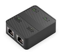 Divisor de cable Ethernet RJ45, compatible con uno o dos dispositivos, con acceso a Internet simultáneo y extensor de carga.