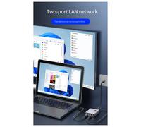 Divisor de Cable Red, Puerto Red Gigabit, Asignación A Dos, Extensión Interfaz, Conversión Dos