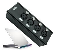 Divisor De Cables 4 Para Computadoras De Alta Velocidad Y Estables | Convertidor de 4 a RJ45 para escenario monitor proyector portátil tablet teléfono sala de reuniones Home Theater Aula