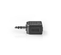 Divisor de cables de audio 3,5 mm macho a 2 hembras Nedis CAGB22945BK