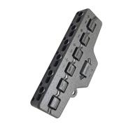 Divisor de cables de bajo voltaje, 1 entrada, 6 salidas, bloque de conector de alambre de iluminación LED para tiras LED, bloque de distribución de iluminación, instalación de tiras de bloque