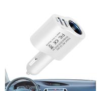 Divisor de cargador de coche, cargador adaptador USB para coche | Adaptador divisor de coche 12 V/24 V | Cargador USB de teléfono de coche multifuncional de 80 W para cámara de salpicadero, teléfono