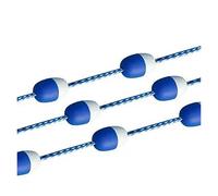 Divisor de carril de natación, cuerda de nailon duradera con bolas de boya para seguridad de piscina enterrada y división de carriles de carreras