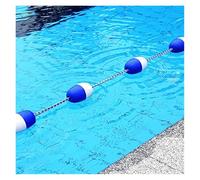 Divisor de carril de natación, cuerda flotante de nailon duradero con bolas de boya para entrenamiento competitivo y carreras