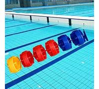 Divisor de carril de piscina de 3.3 pies a 60.8 pies, cuerda de seguridad flotante antiondas para piscinas, perfecta para clubes y zonas de aguas poco profundas/profundas (9 m)