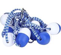 Divisor de carril seguro para piscina de 188 pies, kit de cuerda flotante ajustable azul y blanco, visibilidad efectiva para piscinas, protección infantil (4 pies a 200 pies)