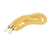 Divisor de cola trenzado industrial de cuerda de puntal trenzado con ganchos de acero inoxidable, 1 pieza(Yellow,2.7m/8.9ft/106inch)