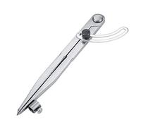 Divisor de compás de cuero de 200 mm, compás de trazado ajustable de acero al carbono para trabajos de marroquinería, instrumento de marcado y medición de precisión con patas