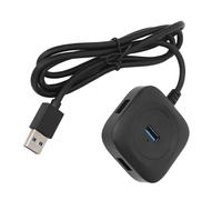 Divisor de Concentrador de Datos USB, Compatible con Fuente de Alimentacin de Alta Potencia, Extensor USB de 4 Puertos, Adaptador Multipuerto, Expansor para Teclado, Ratn