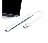Divisor de concentrador USB, estación de acoplamiento portátil para ordenador portátil - Dock para ordenador, extensor de dongle USB, concentrador USB multipuerto para conectar a portátiles