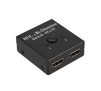 Divisor de conmutación bidireccional compatible con HDMI 4K de 2 puertos 1x2/2x1, compatible con PS4, Xbox, HDTV, HD 4K 1080P 3D (color: como se muestra, tamaño: talla única)