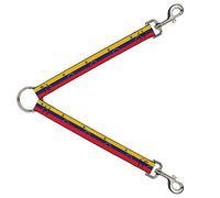 Divisor de correa para perro, bandera de Venezuela, repetición continua, 1 pie de largo, 1 pulgada de ancho