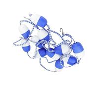 Divisor de cuerda de carril de piscina con ganchos, línea de alta flotabilidad para salvar vidas para piscinas, playas y parques acuáticos, sistema de separación de carril de natación duradero