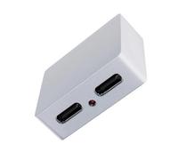 Divisor de datos de alimentación USB C DC5V caja de aluminio para sonido fácil instalación separador de datos