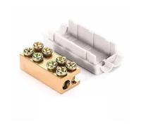 Divisor de desconexión libre de derivación de cobre-aluminio tipo T de rama principal ZK-1310, bloque de terminales cuadrados de 1 a 10 de alta potencia(ZK1310/copper)