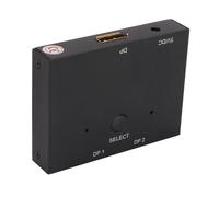Divisor de DisplayPort de aleación de aluminio plateado DP1.4 8K60/4K120