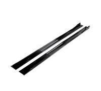 Divisor De Extensión De Faldón Lateral Universal para Coche 2m O 2.18m Parachoques De Carreras Alerón Accesorios De Repuesto Delantero Divisor Parachoques(Glossy Black 2.18m)