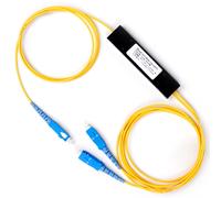 Divisor de Fibra óPtica 1 Punto y 2 CóNicos, Caja Empalme, Puerto SC, FTTH, ConexióN FríA para el Hogar