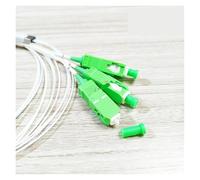 Divisor de fibra óptica FTTH 1 m, x 3, 6, 12 PLC SC/SM monomodo 0,9 mm, G657A1(10pcs 1x3)