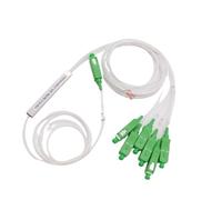 Divisor de fibra óptica FTTH 1 m, x 3, 6, 12 PLC SC/SM monomodo 0,9 mm, G657A1(10pcs 1x6)