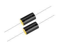 Divisor de Frecuencia de Condensador de 2 Piezas, Condensador de Altavoz de Audio de Capacitancia con Clavijas de Alambre de Cobre Puro, para Agudos de Automóvil, Divisor de (3.3uF)