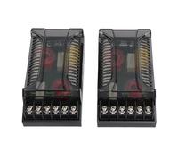 Divisor de Frecuencia para Altavoz de Coche, Cruce Pasivo de Audio 2 Vías 300W, Protección contra Sobrecorriente y Disipación de Calor, Crossover Universal para Automóvil, 2 Piezas
