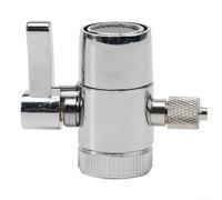 Divisor de grifo de fregadero de cocina, válvula desviadora de latón G1/2 hembra a tubo de 1/4 para unidades de filtro de agua RO, adaptador convertidor de grifo, conexión M22 M22