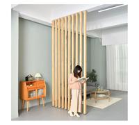Divisor de habitación ajustable de madera de piso a techo, con 8 techos, elegante divisor de pared para una separación eficaz del espacio, 180 cm