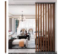 Divisor de habitación de madera personalizable de suelo a techo, de 70 cm a 240 cm de alto, moderno, para decoración del hogar, oficina y entrada, instalación sin taladrar (color madera 1P)