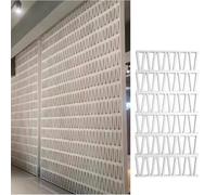 Divisor de habitación, panel de pantalla hueco 3D para decoración de oficina en casa, bloque hueco de pared ligero para una organización versátil del espacio