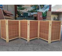 Divisor de habitación plegable de madera, pared de división de oficina independiente, pantalla de privacidad para el pasillo y puerta del hogar