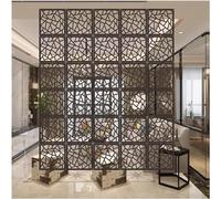 Divisor de hogar Decoración Pantalla de privacidad plegable Divisor de pantalla de pared negro montado en la pared para decorar la sala de estar, el comedor y el estudio Divisor de pantalla de panel