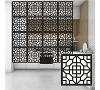 Divisor de hogar Separador de habitación colgante, plástico de madera que no se desvanece, tabique tallado, pantalla decorativa para comedor, divisor colgante de habitación (25 piezas)