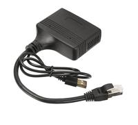 Divisor de Internet, Divisor Ethernet 1 a 3 Alta Velocidad 1000 Mbps 3 Dispositivos Conector de Extensión de Red Simultánea para Cable Cat5 5e 6 7 8